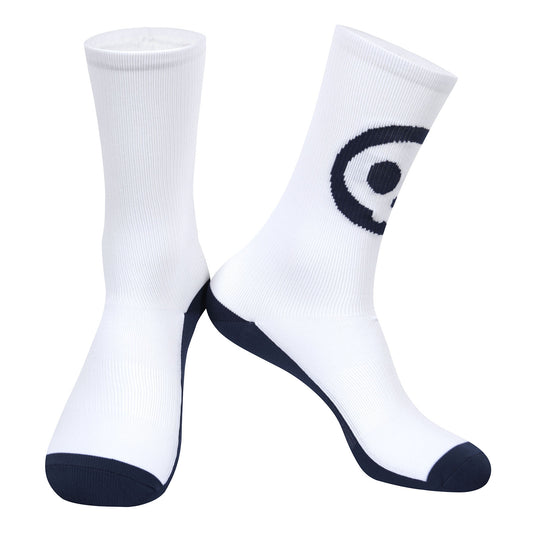 SKULL MONTON WHITE/BLUE SOCKS