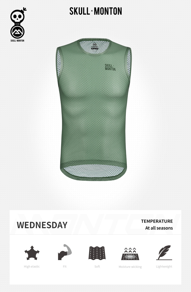 WEDNESDAY GREEN BASE LAYER
