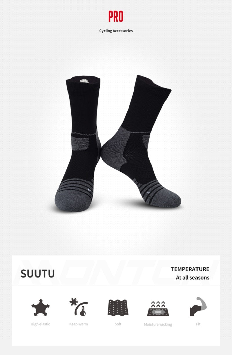 SUUTU BLACK KNIT SOCKS