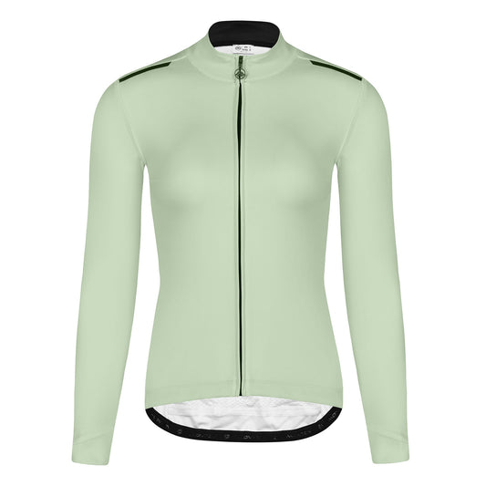 MOMENTS LIGHTGREEN LS FLEECE JERSEY WOMEN