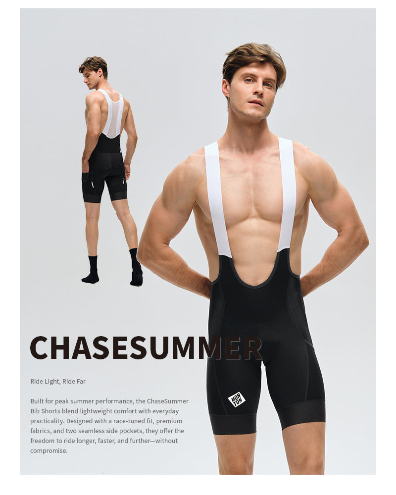 CHASE SUMMER BIBS BLACK