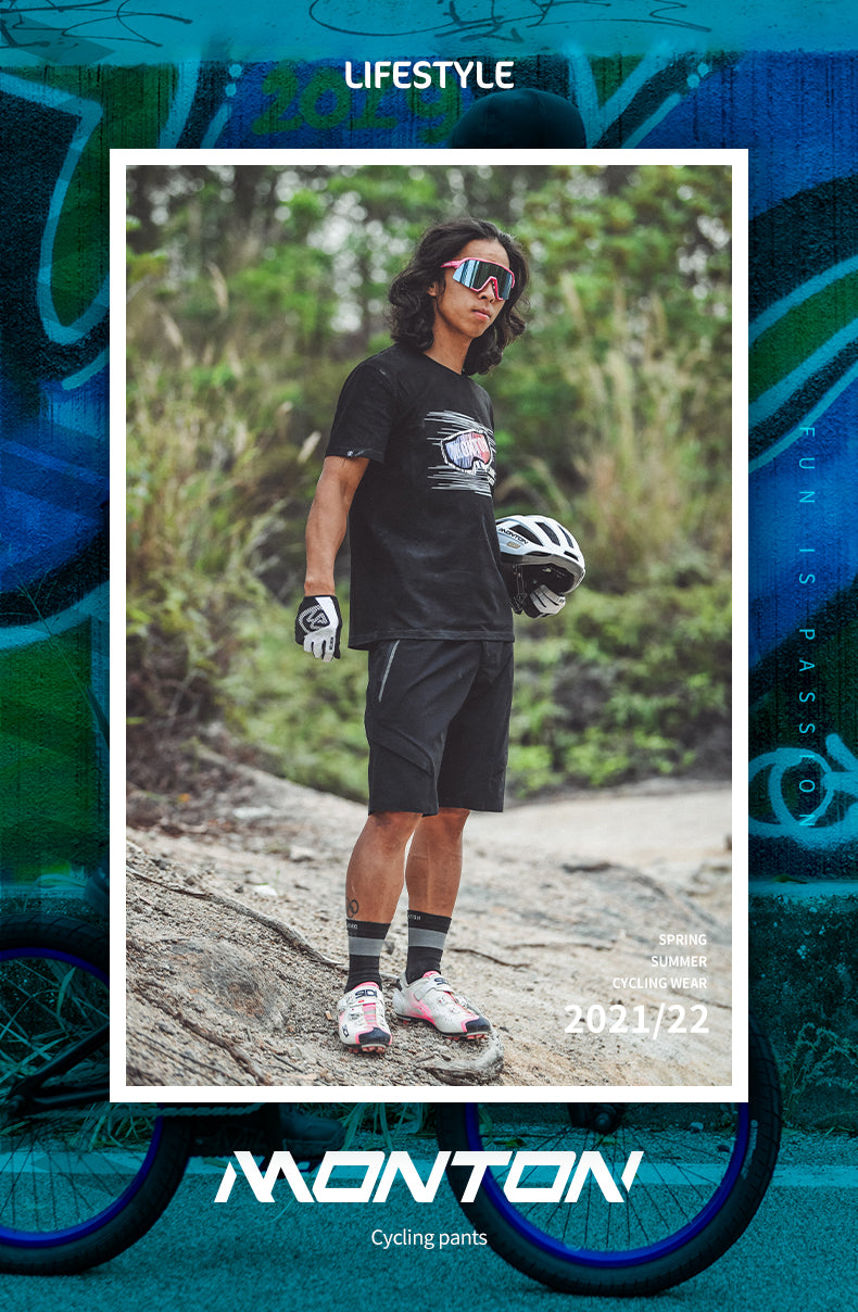 JANUN 11 BLACK MTB SHORTS