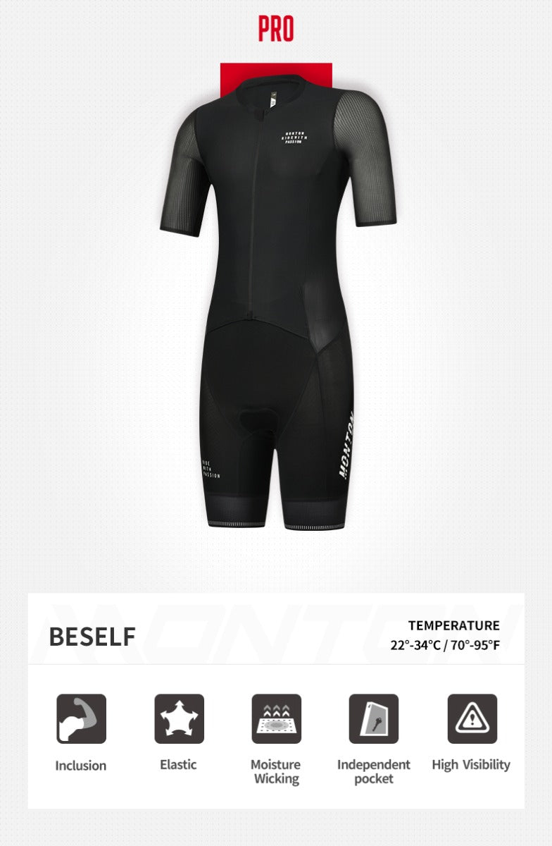 BESELF SHORT SLEEVE TRI-SUIT