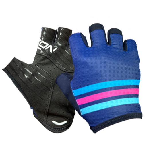 NAVY TRI COLOUR GLOVES