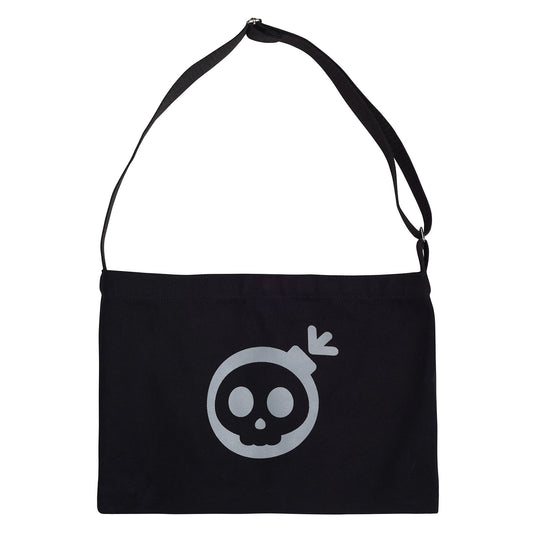 SKULL MUSETTE BAG BLACK