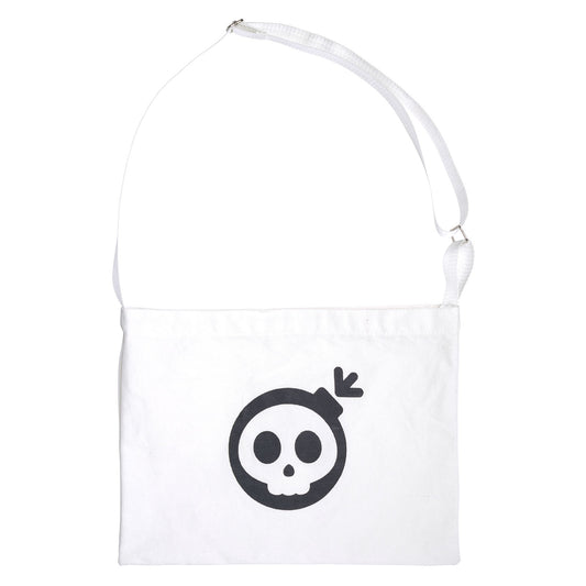 SKULL MUSETTE BAG WHITE