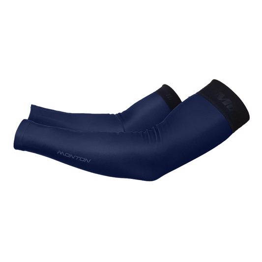STELVIO NAVY FLEECE ARM WARMERS