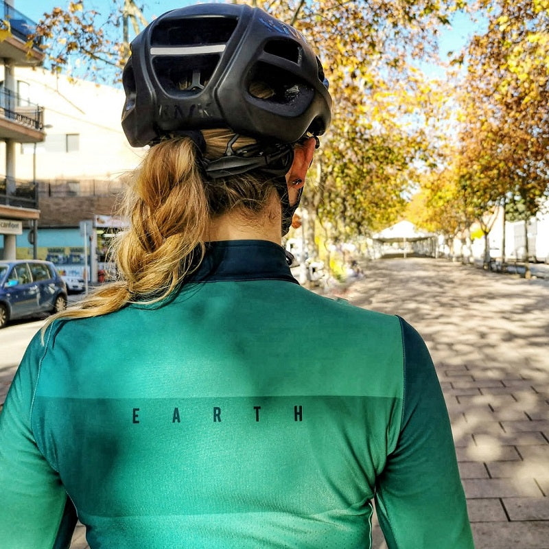 EARTH GREEN FLEECE JERSEY WOMEN